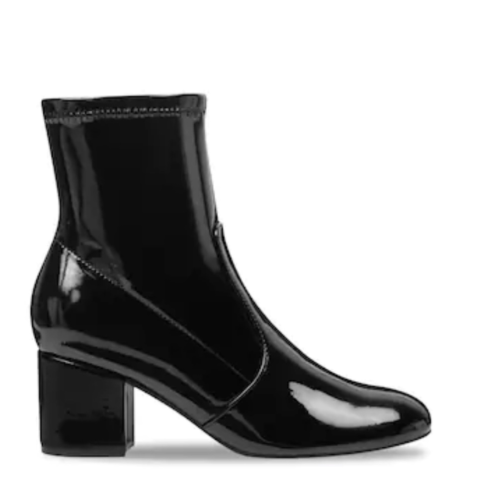 UNISA MYLLO DSW BOOTIE black leather boot heel 2/1/4 heel